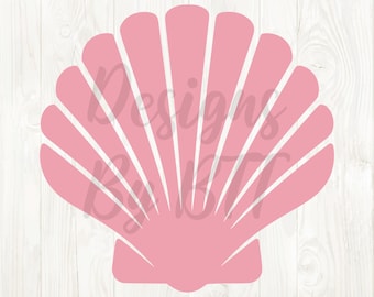 seashell svg, seashell png, pastel seashells, digital seashell clip art, pink seashell png, seashell digital download, seashell vector, svg