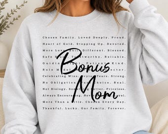 Mamá madrastra PNG SVG, diseño de sublimación para camiseta de madre con texto artístico, archivos digitales, fondo transparente, uso comercial, descarga instantánea