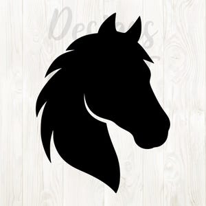 horse head silhouette svg png, horse head silhouette png, horse head digital download, horse head vector, black horse head logo, horse image