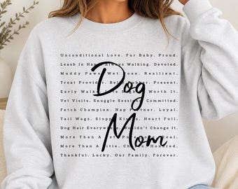 PNG SVG de Mamá Perruna, Diseño Divertido de Camiseta para Bebé Peludo con Arte de Palabras, Imágenes Digitales, Fondo Transparente, Uso Comercial, Descarga Instantánea