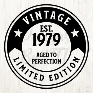 1979 svg png, 1979 svg, 1979 png, 1979 clip art, 1979 birthday svg, 1979 birthday png, 1979 svg file, est 1979 svg, born in 1979 svg, 1979