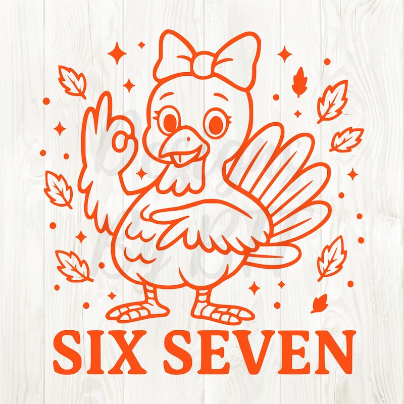 Turkey With Six Seven - Etsy
