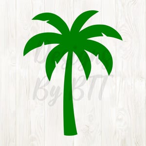 palm tree png silhouette, palm tree clipart svg, color palm tree svg, digital palm tree, palm tree vector file, palm tree digital download