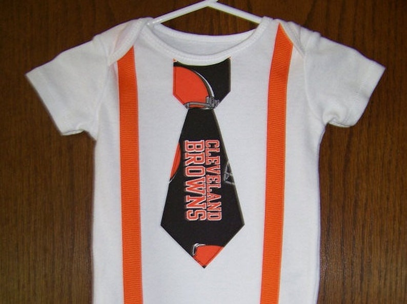 cleveland browns baby onesie