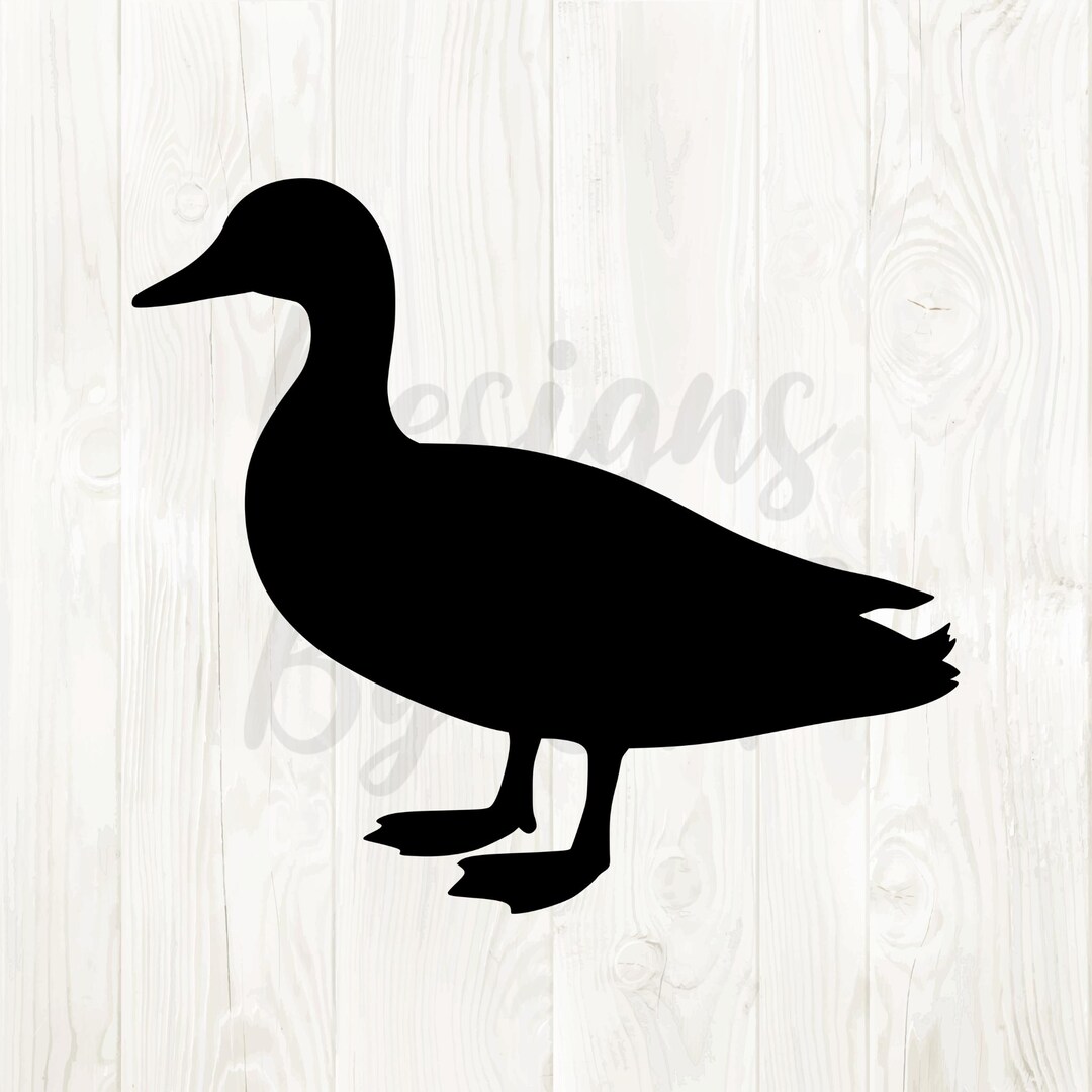 Ente Silhouette als Png svg, Silhouette Ente, Stockente Ente Umrisse ...
