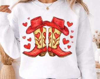 Bota de vaquero de San Valentín, vaquera de San Valentín, clipart de botas de vaquera, descarga digital de botas de vaquera, imagen de botas de vaquera, vaquera png