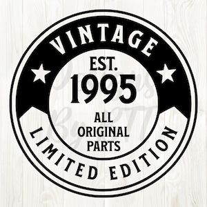1995 svg png, 1995 svg, 1995 png, 1995 clip art, 1995 birthday svg, 1995 birthday png, 1995 svg file, est 1995 svg, born in 1995 svg, 1995