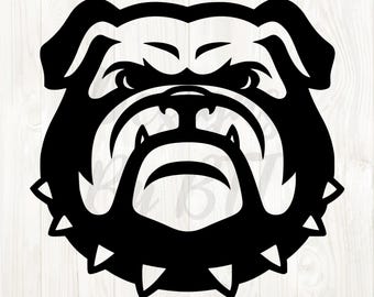 Bulldogge Maskottchen svg, Bulldogge Maskottchen png, Bulldogge Logo svg, Bulldogge Logo png, Bulldogge Silhouette Vektor, Bulldogge Sport png, Bulldogge Maskottchen