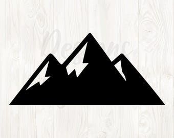 mountain silhouette svg, mountain png files, mountain digital download, mountain vector, mountain clip art, mountain download, png mountain