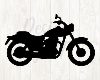 silueta de motocicleta SVG, silueta de motocicleta PNG, archivos SVG de motocicleta, descarga digital de motocicleta, clipart de motocicleta PNG, motocicleta