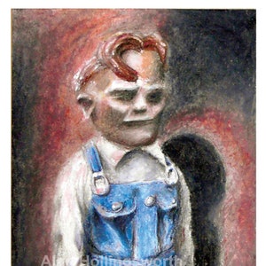 Henner, Horror Art, Art Print, Portrait, Dark Art, Creep