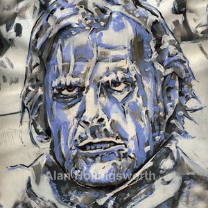 Iced Jack, The Shining, Overlook Hotel, Jack Torrence, Art Print, Haunted, Horror Art, Monster Portrait, Dark Art, Creep, Classic Horror
