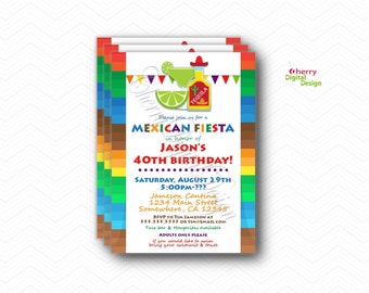 fiesta retirement party invitation mexican fiesta party etsy