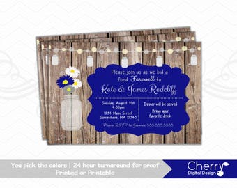 eat drink bid farewell invitations going away party invite etsy