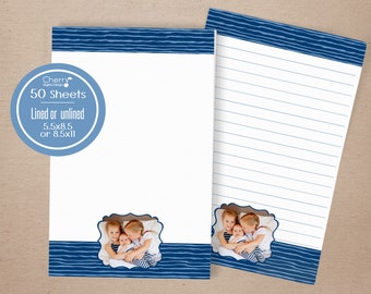 Photo Personalized Notepad | Letter & 1/2 letter size |  Mom Gift | Mom Note Pad | Desk Decor