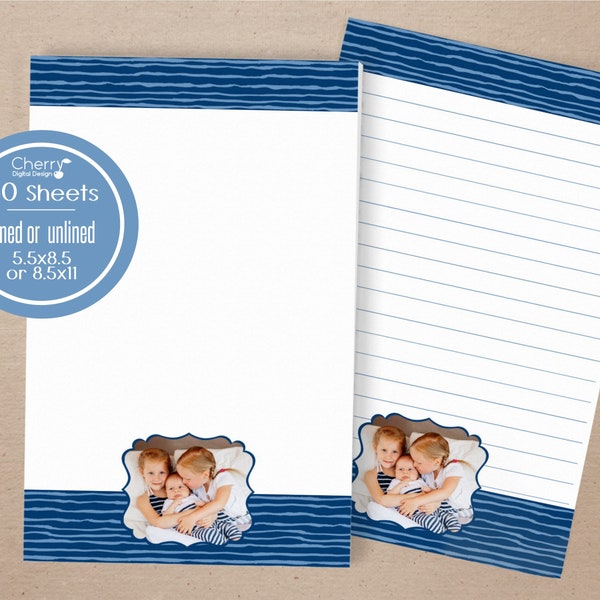 Photo Personalized Notepad | Letter & 1/2 letter size |  Mom Gift | Mom Note Pad | Desk Decor