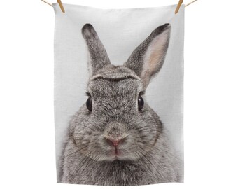 Rabbit Gaze Tea Towel