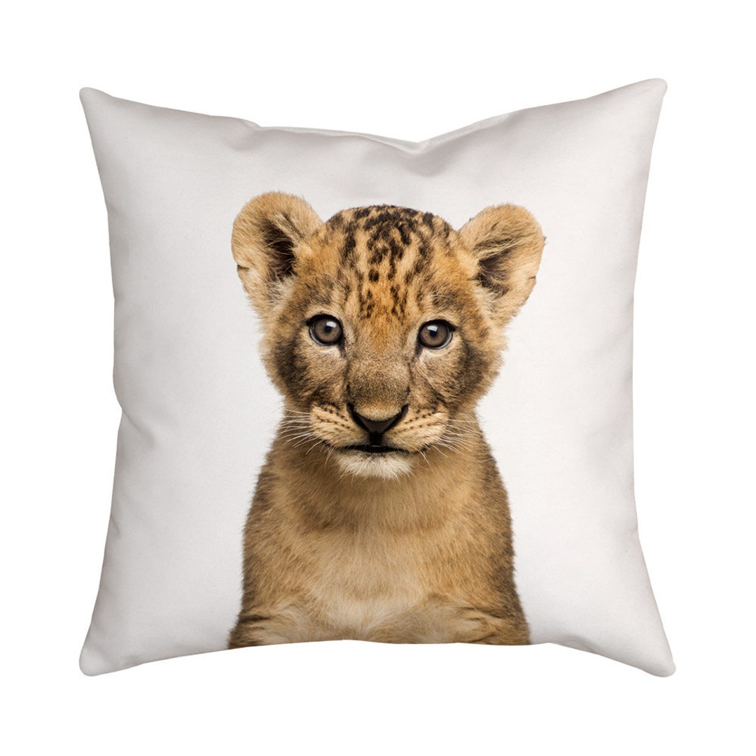 lion cushion nursery