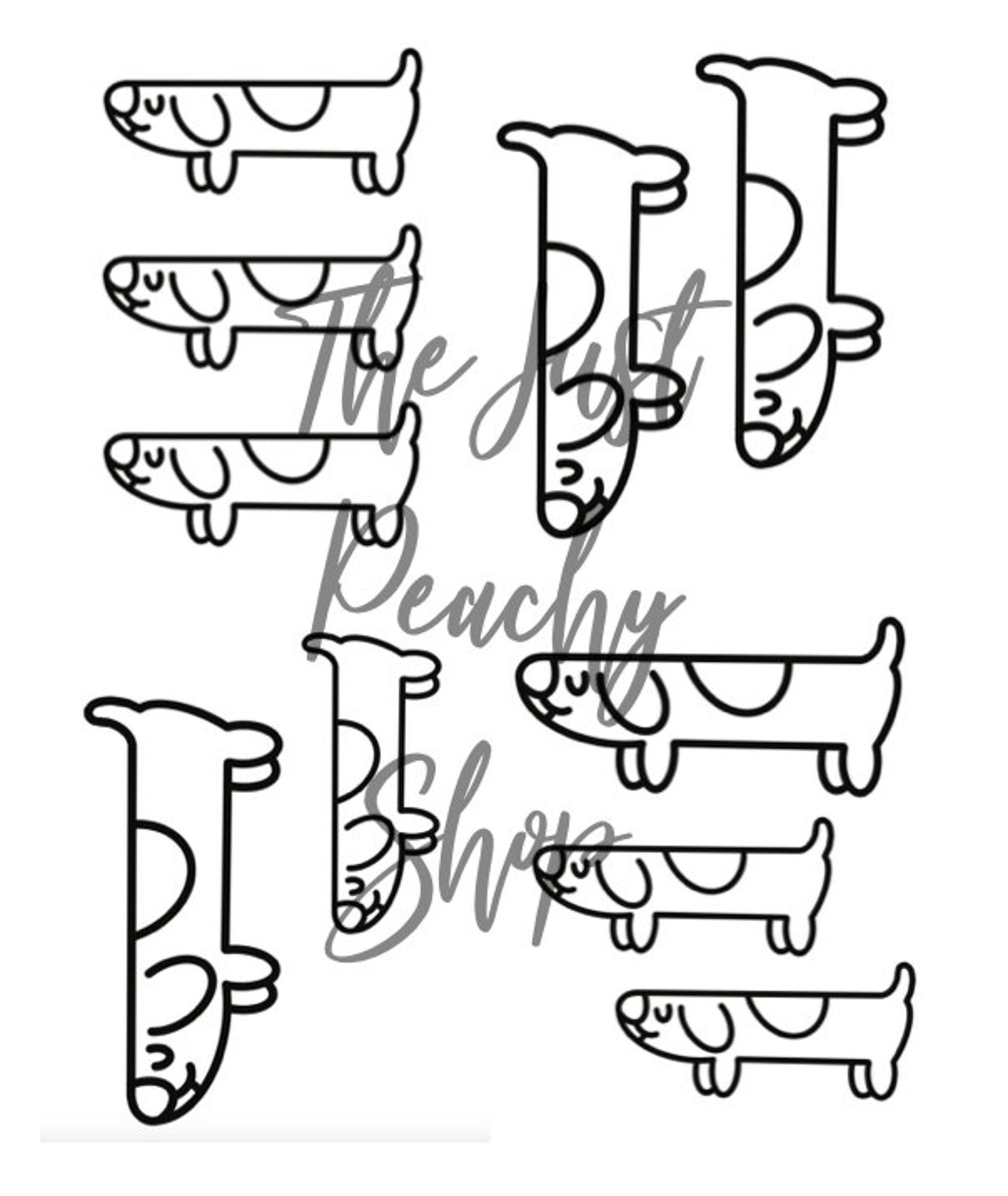 Hidden Long Dog Game Printable Files Etsy Canada