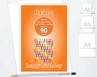 Mum For Him Personalised Handmade Funny Vintage Birthday Card For Her Dad
