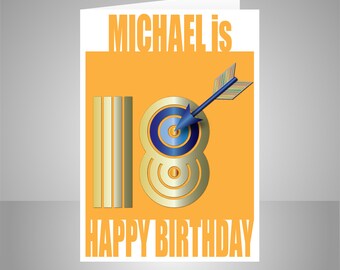 18th birthday card etsy