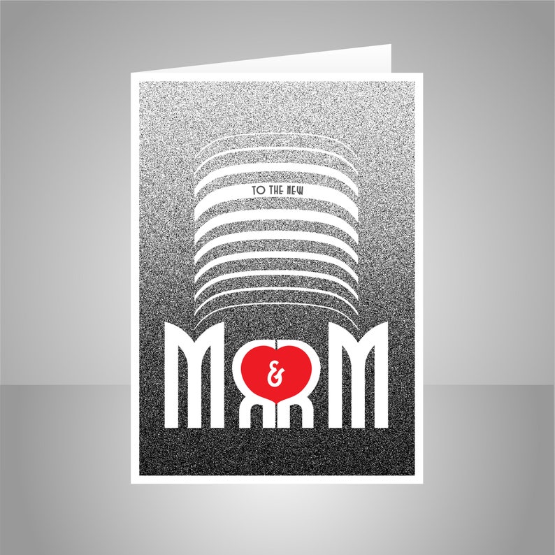 art deco gay greeting card Mr /& Mr same sex marriage card gay congratulations card Gay wedding card LGBT card