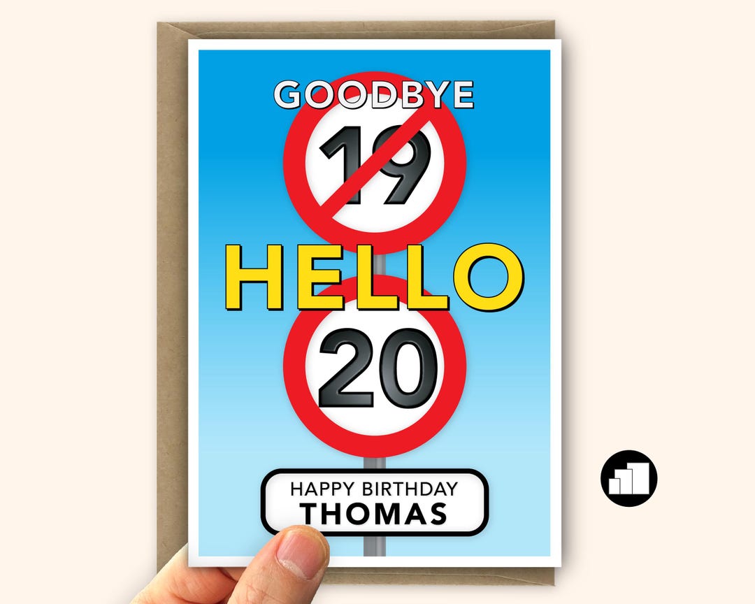 Amazon.com : Unique 20th Birthday Card - Inspirational 20th