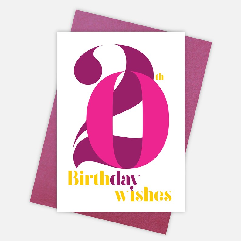 e Anniversaire Souhaite Carte Pour Fille Ou Femme Carte Etsy