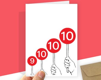 Grappige 39e verjaardagskaart: cadeau voor toppresteerder