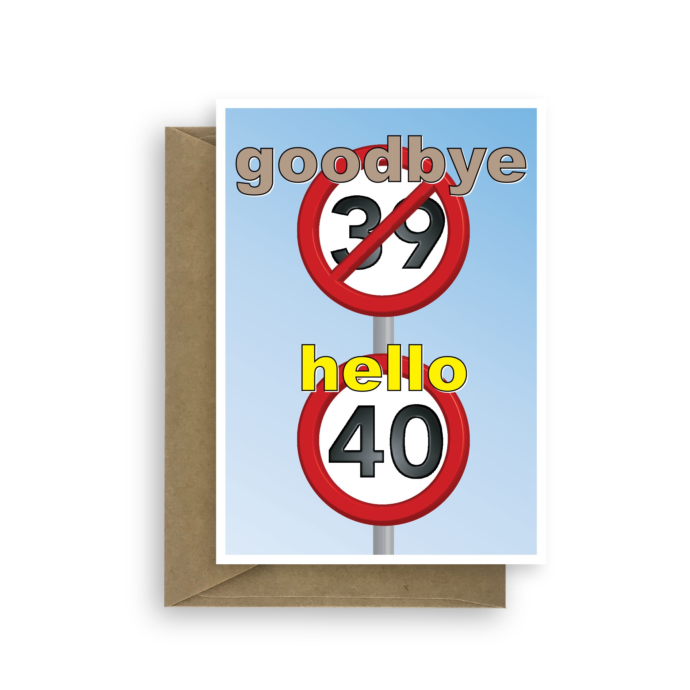 Funny 40th Happy Birthday Card For Him For Her 40 Birthday Etsy Singapore