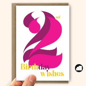 22e verjaardagswenskaart voor haar of vrouw 22e verjaardagskaart voor dochter en vrouw Grote kaart en berichtopties