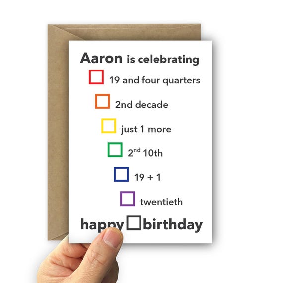 Biglietto Di Auguri Per Il 14° Compleanno Stampabile - Foto 8