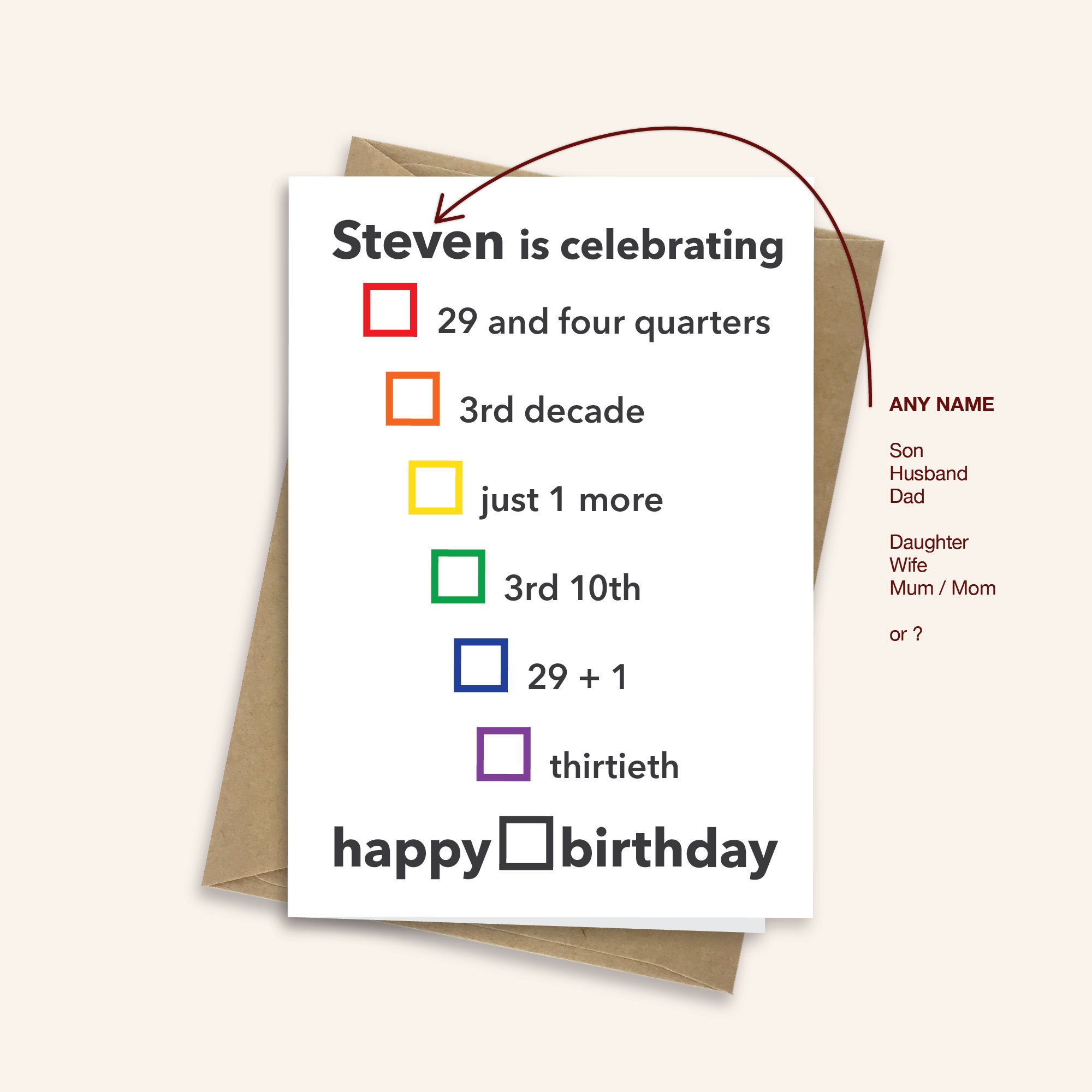 Funny 30th Birthday Card for Him or Her Avoiding 30 - Etsy New Zealand Funny 30th Birthday Card for Him or Her Avoiding 30 - Etsy New Zealand
