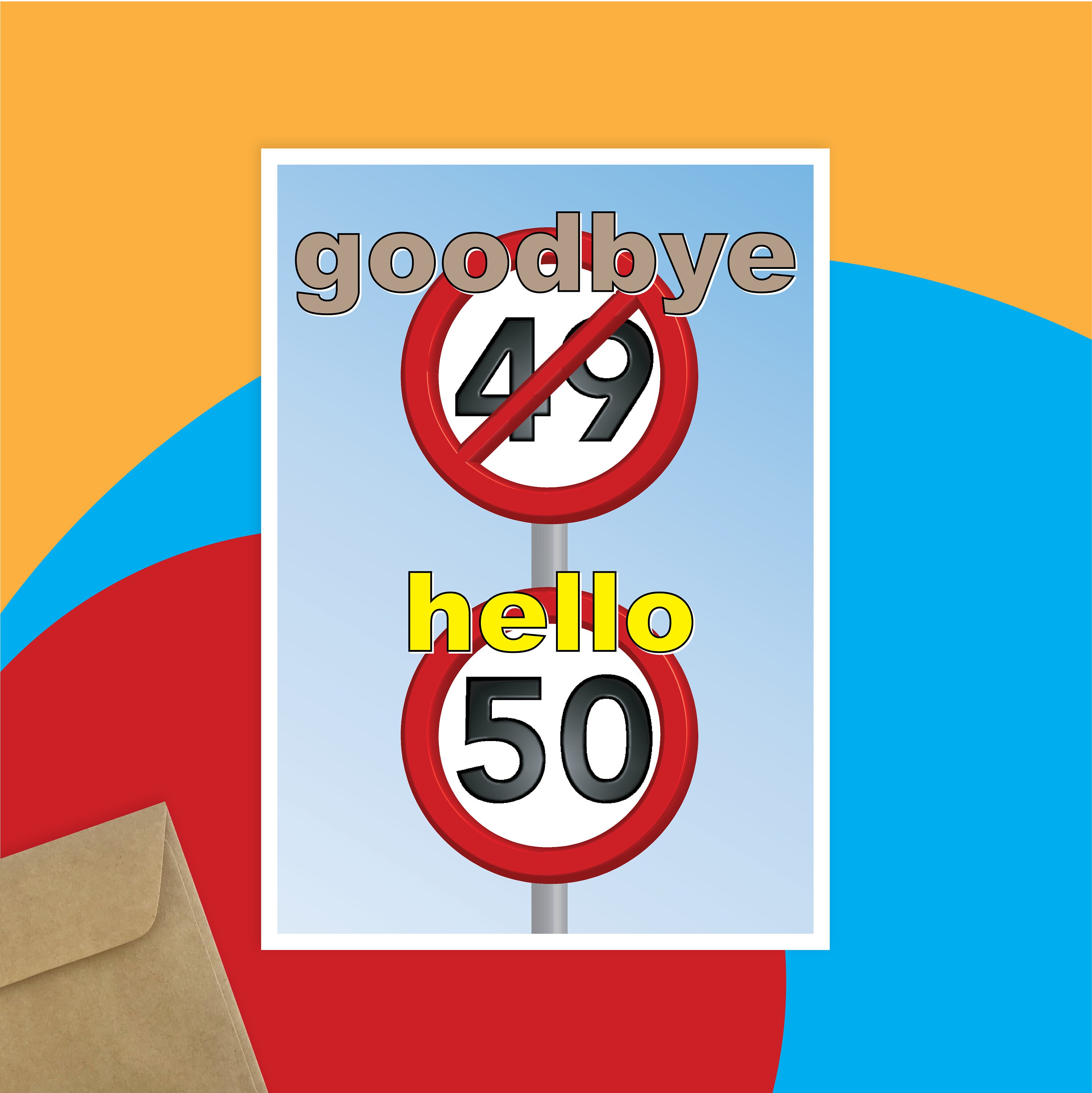Funny 50th Happy Birthday Card for Him for Her 50 Birthday - Etsy Funny 50th Happy Birthday Card for Him for Her 50 Birthday - Etsy