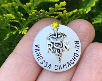 Registered Nurse pinning ceremony, RN nursing pin, custom pin for pinning ceremony, BSN pinning ceremony, nursing school graduation gift