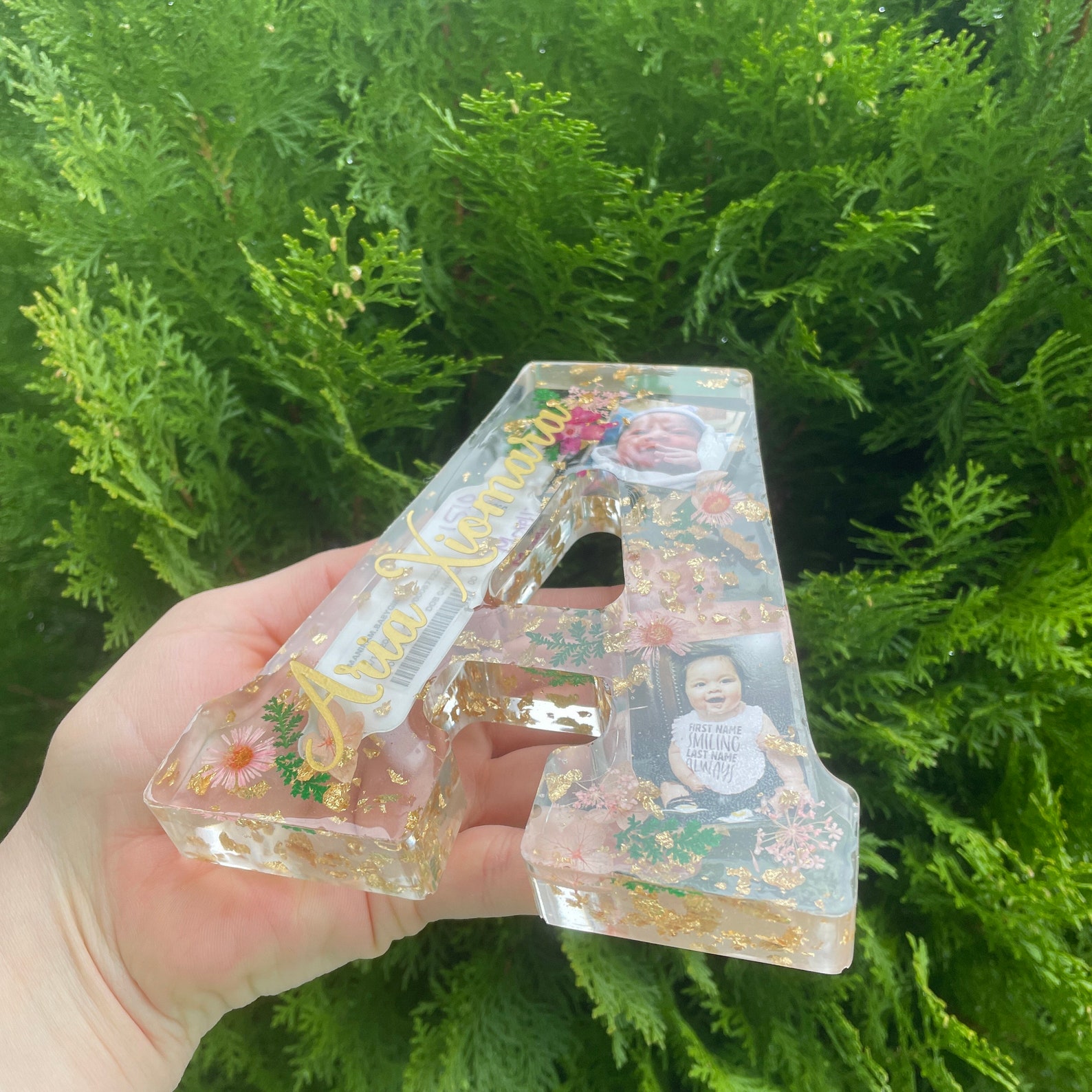 Pregnancy Keepsake Resin Pregnancy Letter Keepsake Pregnancy Etsy