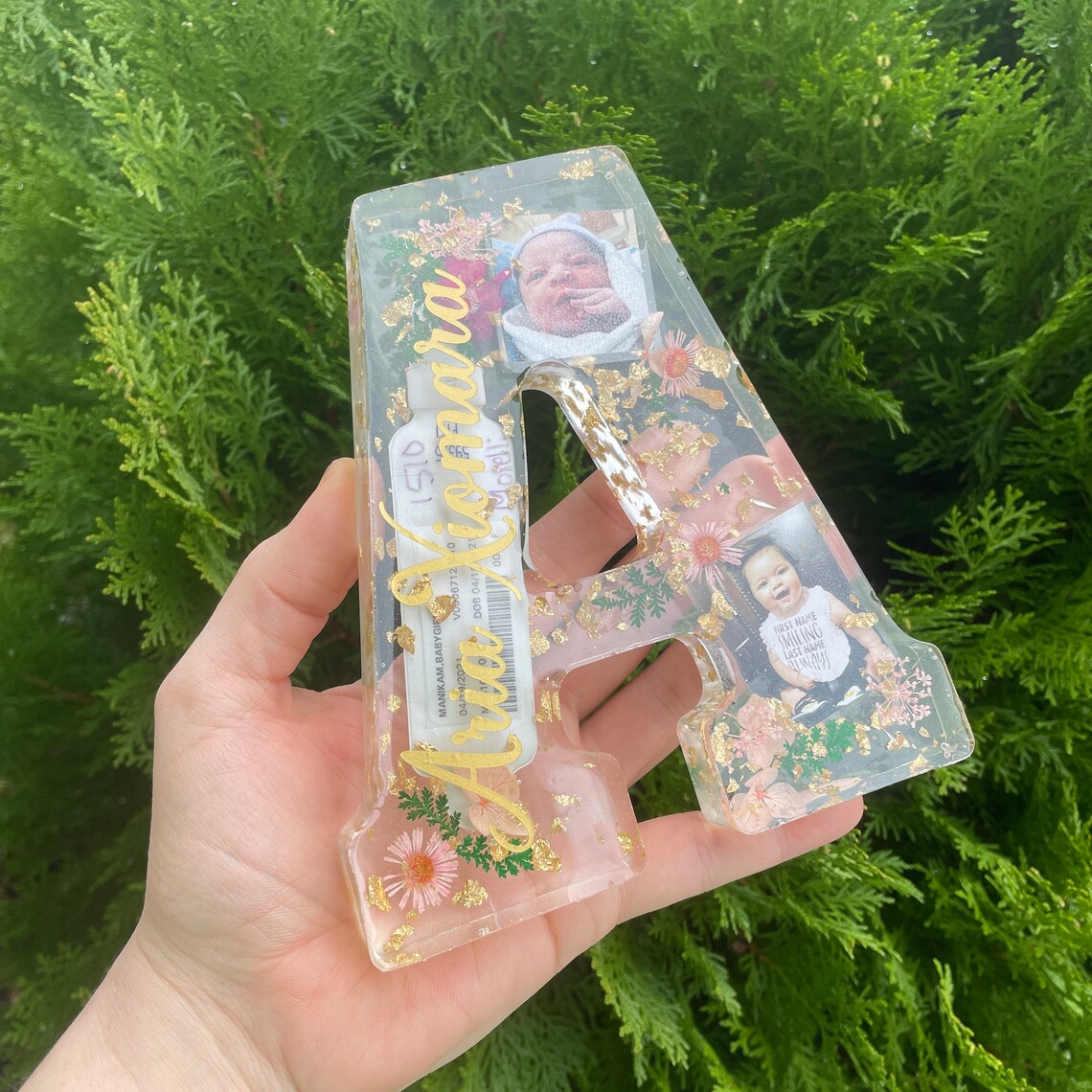 Pregnancy Keepsake Resin Pregnancy Letter Keepsake Pregnancy Etsy