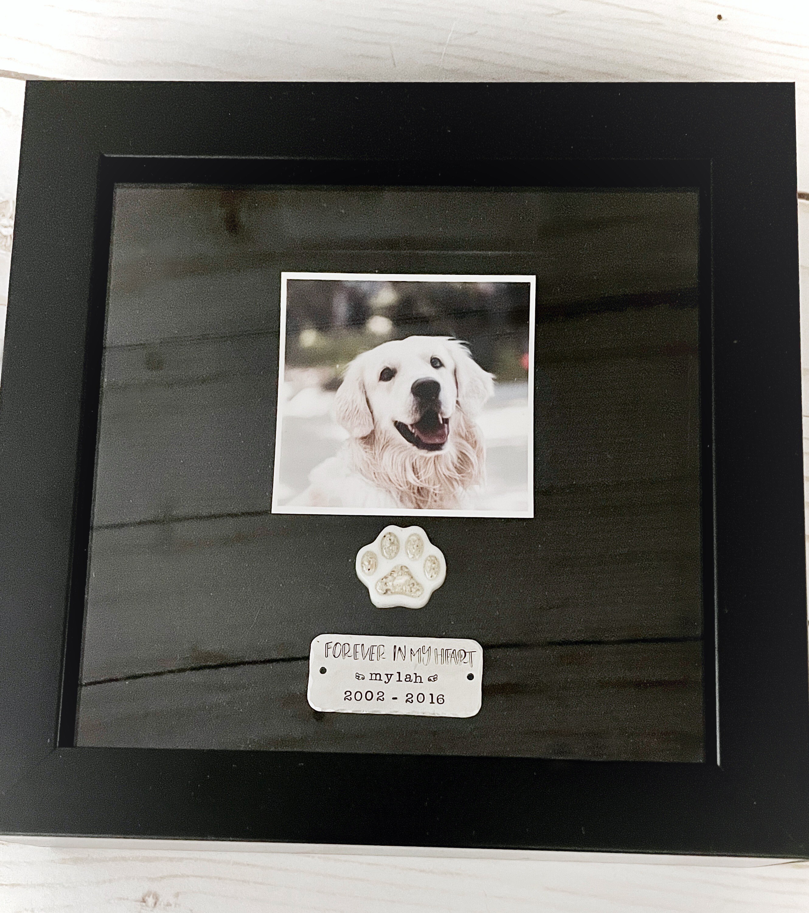 pet ashes keepsake box