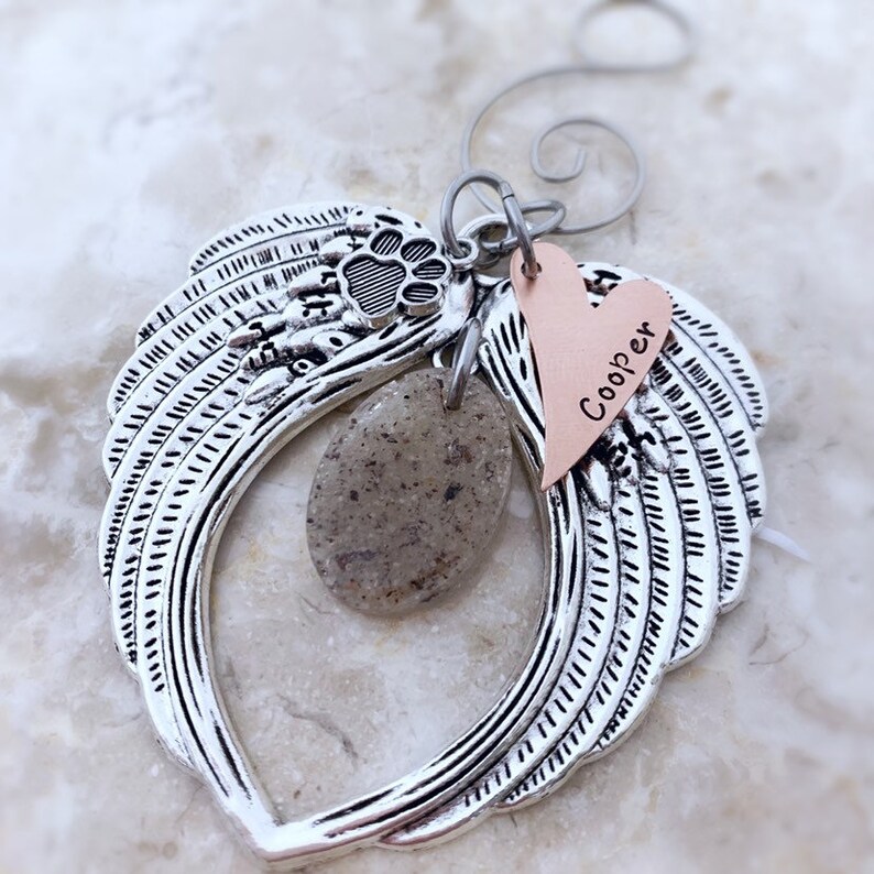 Cremation ornament Pet Loss Gift Ashes ornament Pet Etsy