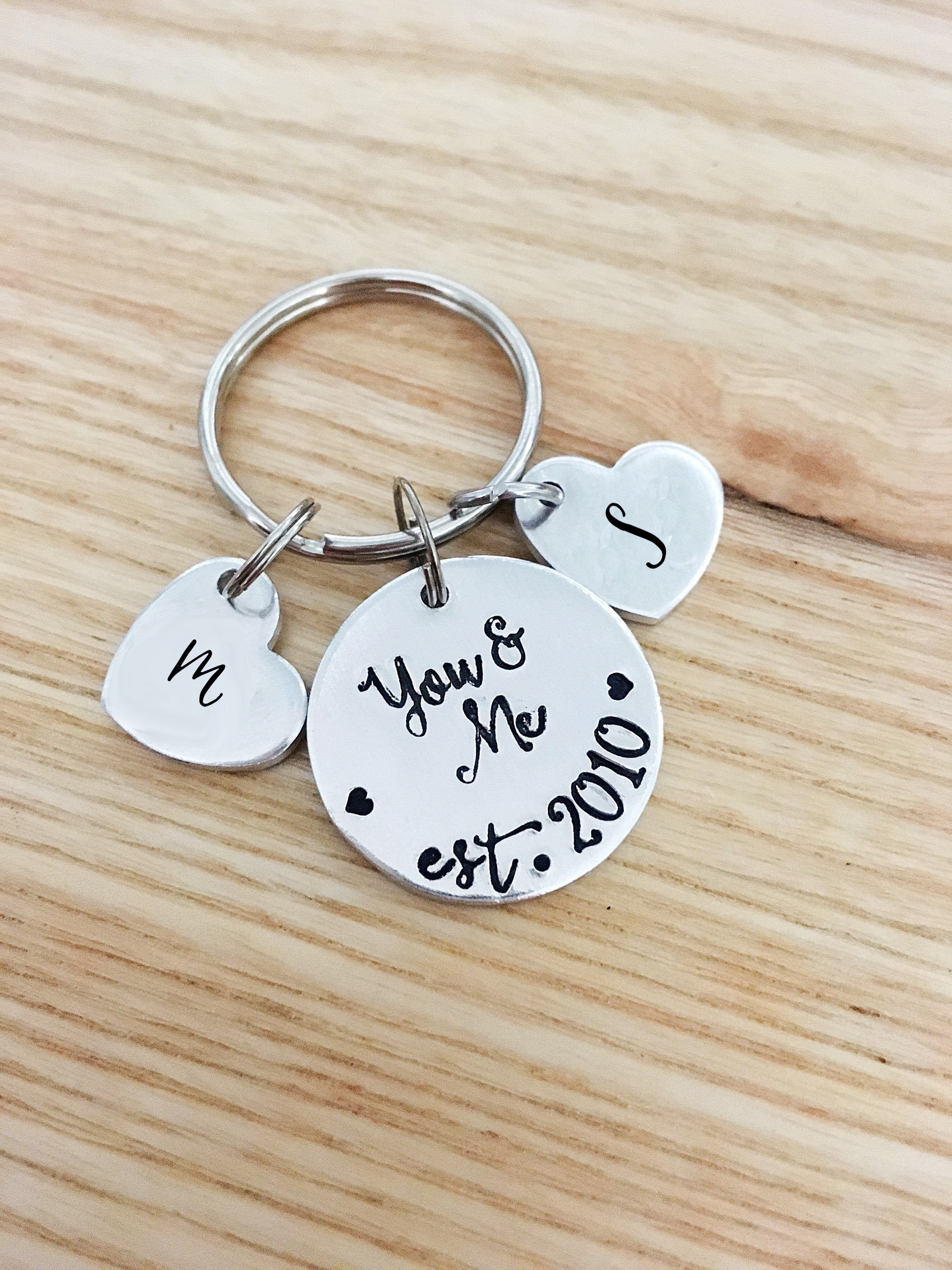 personalised keyring for husband