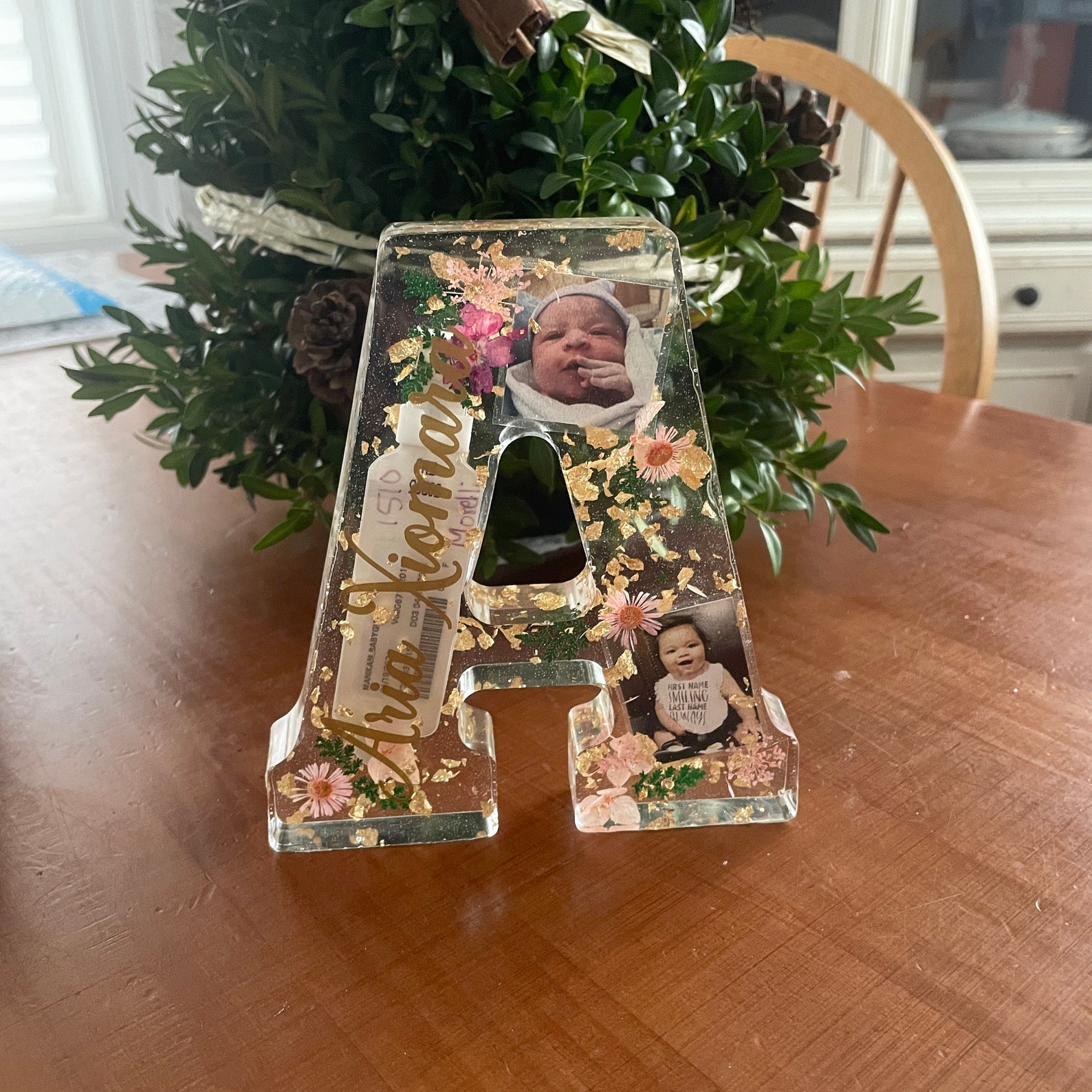 Pregnancy Keepsake Resin Pregnancy Letter Keepsake Pregnancy Etsy