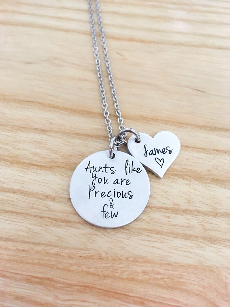 personalized aunt necklace