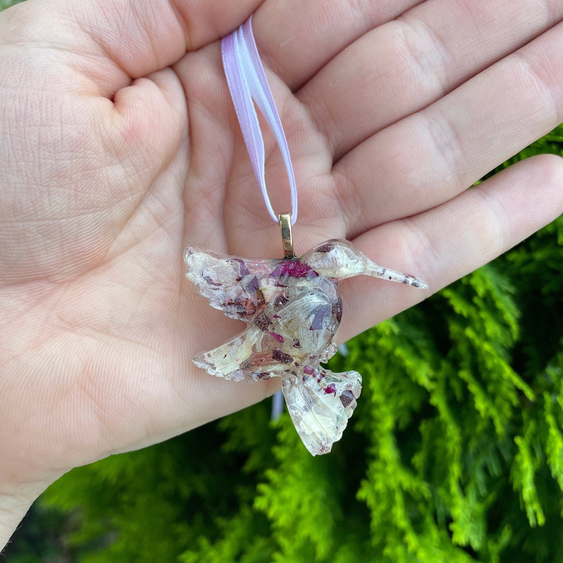 Funeral Flower Keepsake Sympathy Ornament Wedding Ornament Etsy