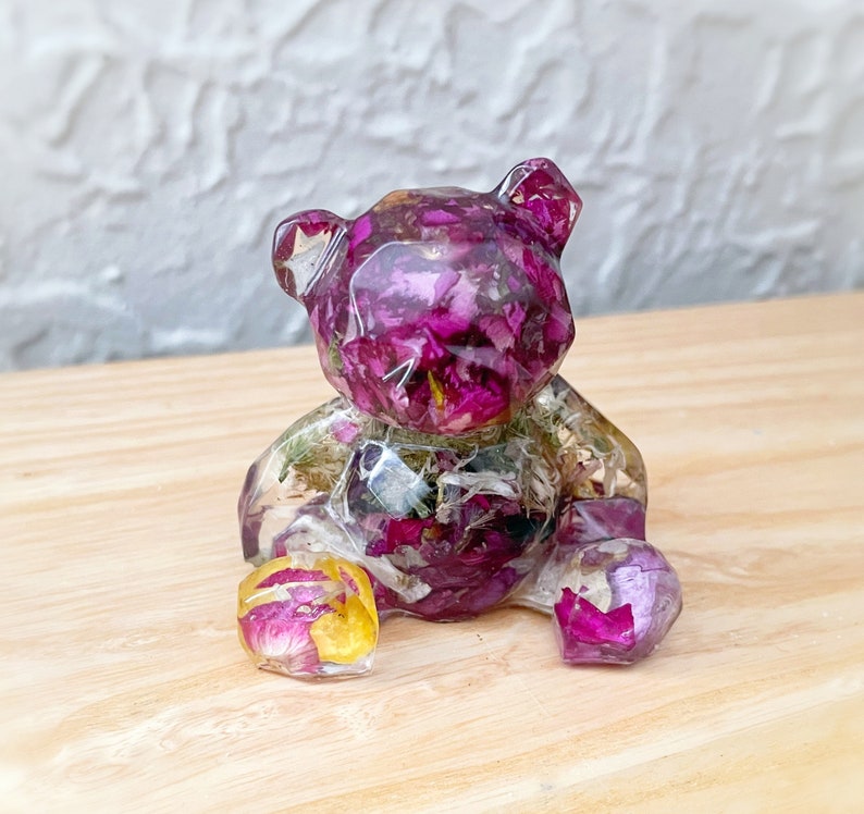 Custom Made Teddy Bear Made With Your Dried Flowers Teddy Etsy