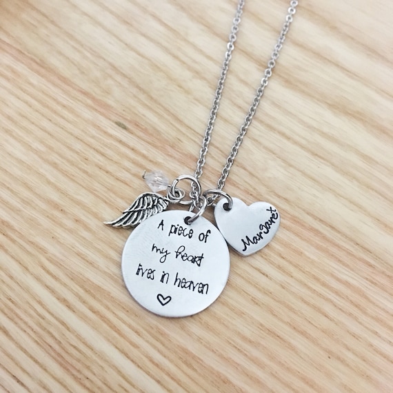 Etsy online memorial necklace