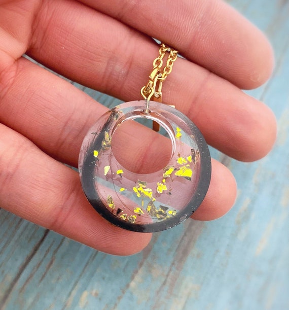 Hair in resin jewellery sale