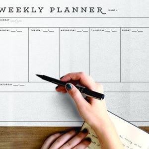 Weekly Planner Printable // Fall Planner // To Do List // Organizer // 8.5x11 // Digital Download image 2