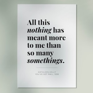 Hai posta // Tutto questo niente // Kathleen Kelly // Stampa artistica // Download digitale