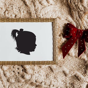 Custom Silhouette Portrait: Classic Art (Digital Download)