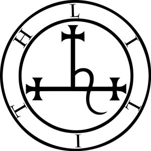 Sigil of Lilith SVG PNG PDF jpg Satanic Seal Instant Download | Lilith's Symbol Printable Digital Downloads | Satan Demonology Downloadable